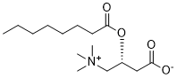 octanoyl-l-carnitine C8:0 L-carnitine | 25243-95-2