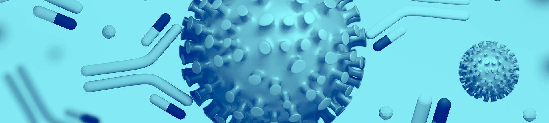 Blue washed image of adjuvant system