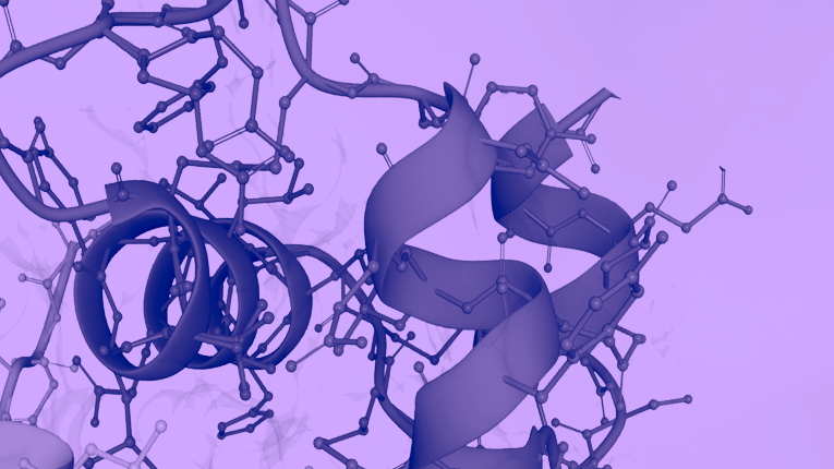 purple washed image of cell