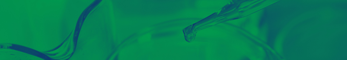 Green washed image of droplet