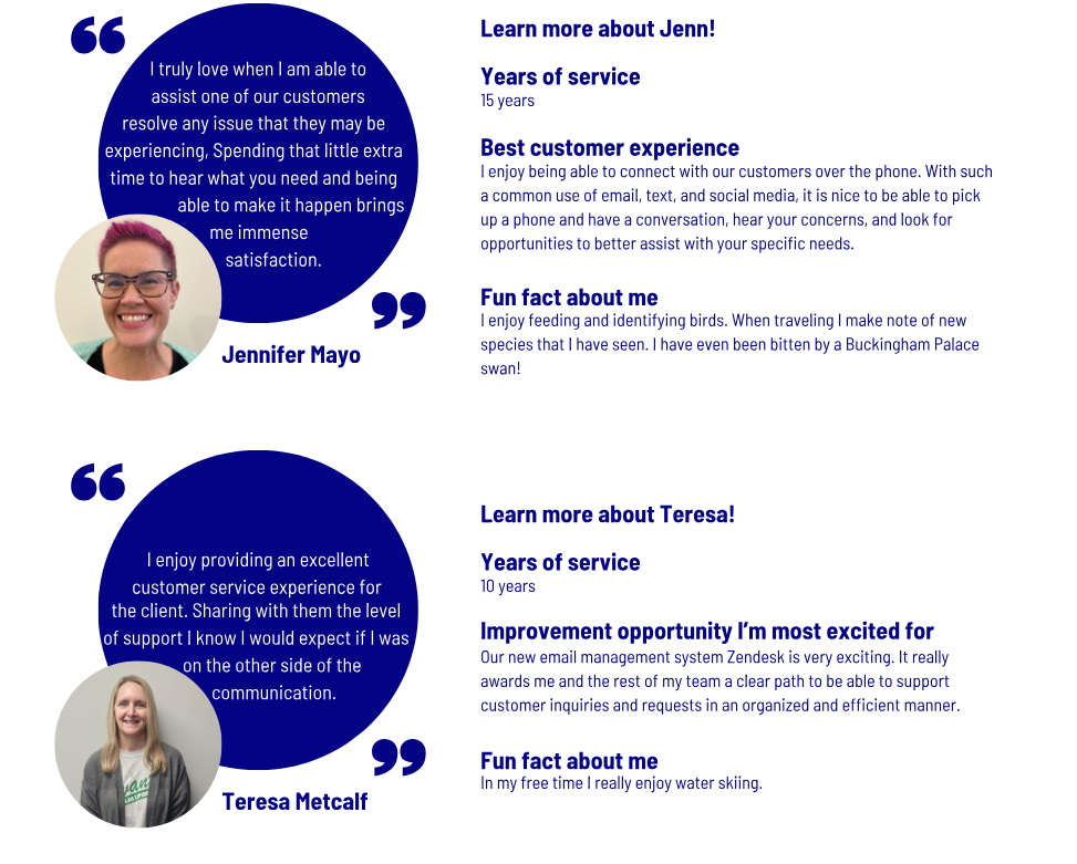 Customer Care team at Avanti Research