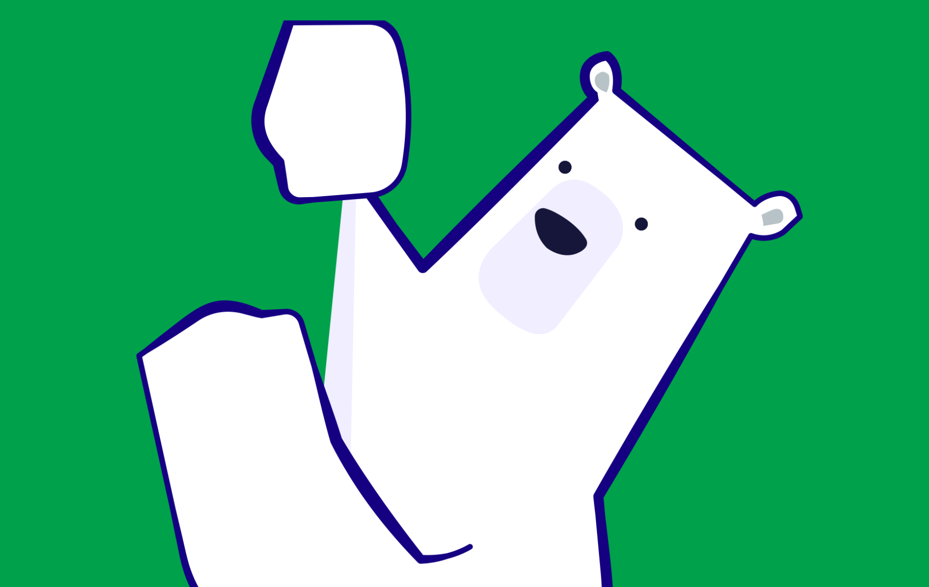 Oscar the polar bear from avanti research