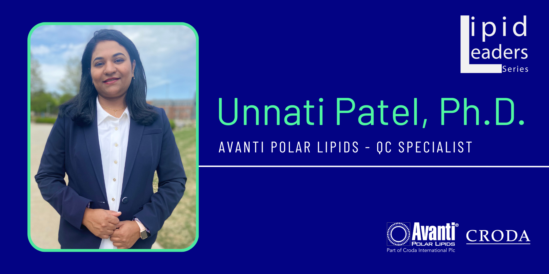 Unnati Patel, Avanti Research