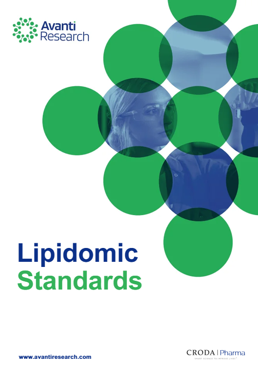 Cover of Lipidomic Standards Brochure from Avanti Research