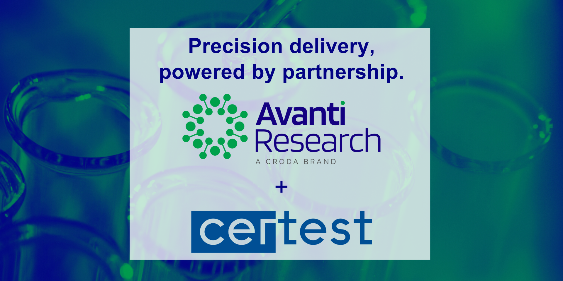 Avanti Research and Certest logos