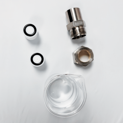 Mini Extruder Pro Place the 2 Internal Membrane Supports on a flat surface with the O-rings facing up
