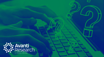 Green question marks overlaid on green and blue keyboard