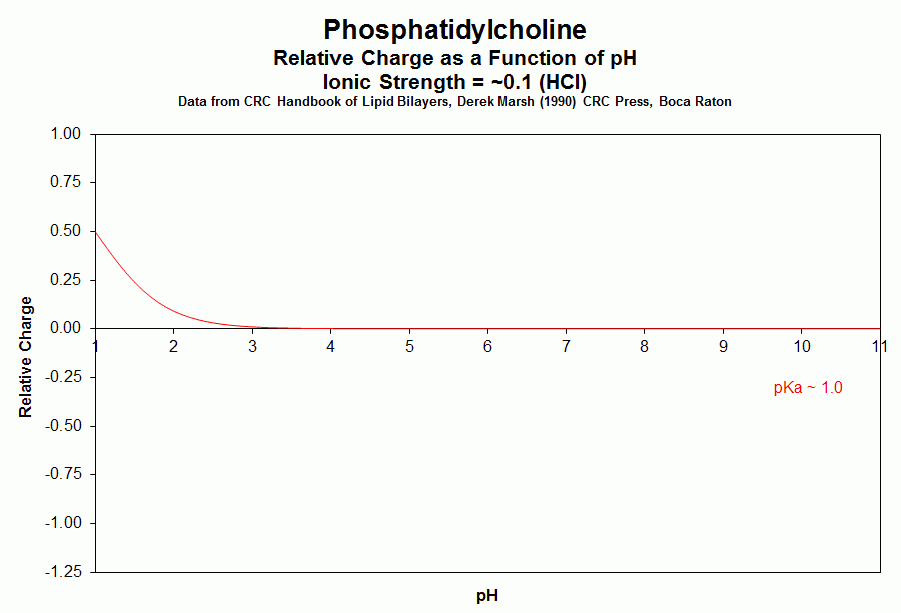 phosphatidylcholine relative charge graph